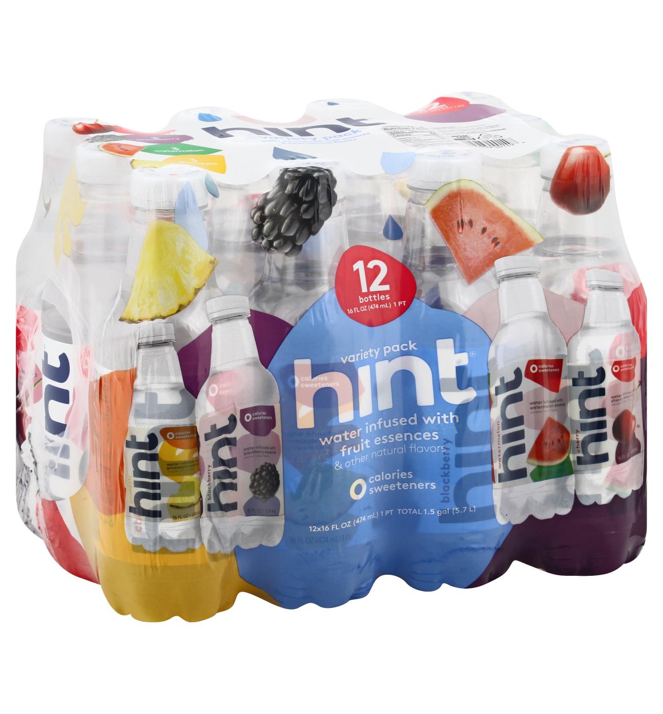 Hint Unsweetened Water 16 oz Bottles Variety Pack; image 1 of 5