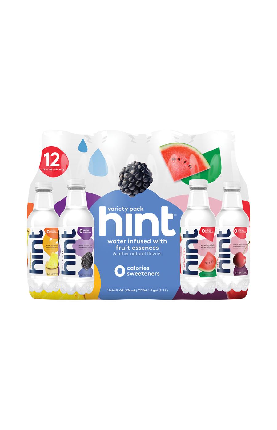 Hint Unsweetened Water 16 oz Bottles Variety Pack; image 4 of 5