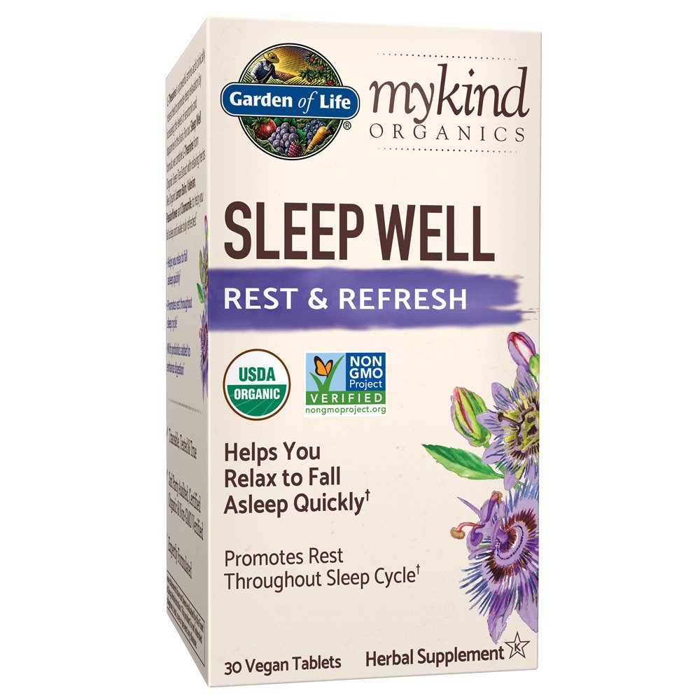 Garden of Life My Kind Organic Sleep Well Rest & Refresh, 30 ct ...