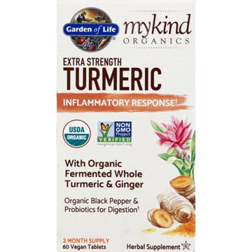 Garden of Life mykind Organics Extra Strength Turmeric Tablets