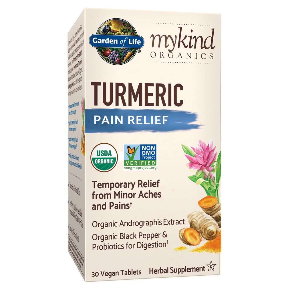 Garden of Life My Kind Turmeric Pain Relief Tablets Shop Herbs & homeopathy at HEB