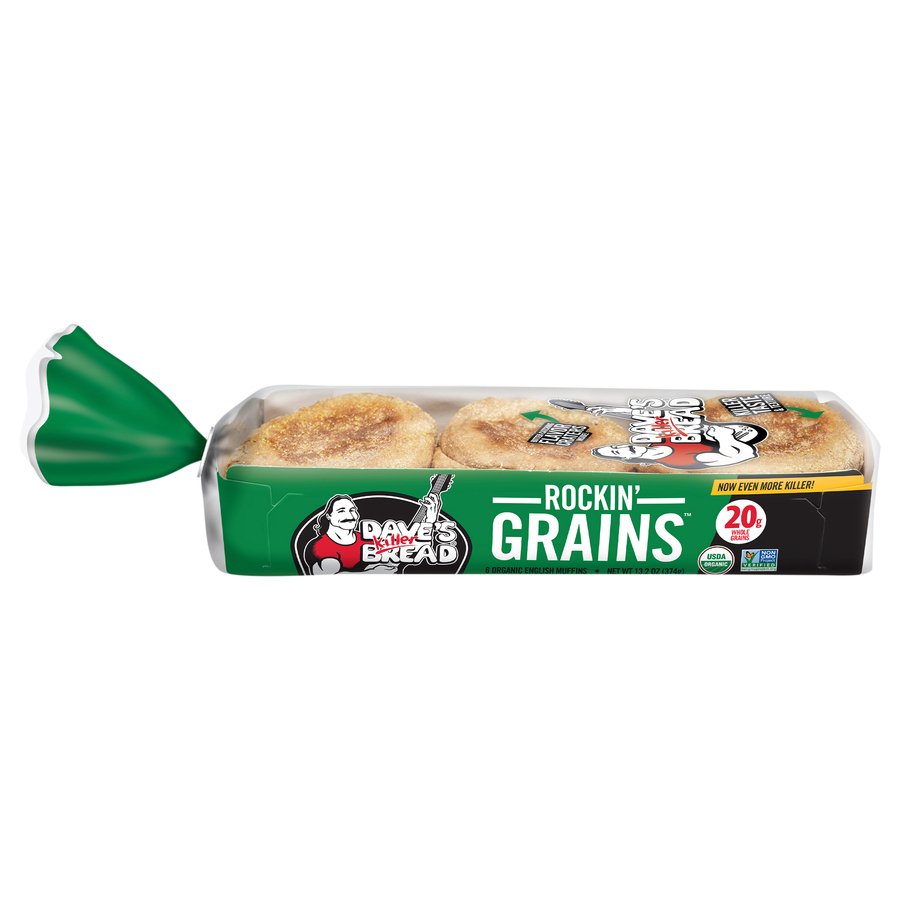 Dave's Killer Bread Rockin' Grains Organic English Muffins - Shop ...