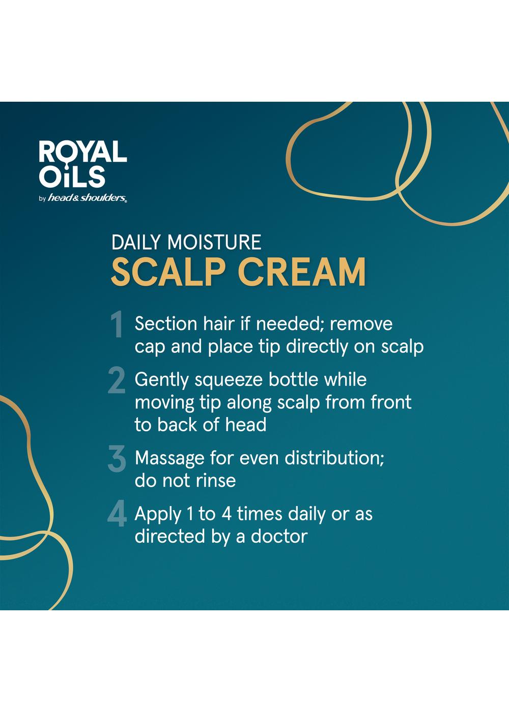 Head & Shoulders Royal Oils Daily Moisture Scalp Cream - Coconut Oil; image 6 of 10