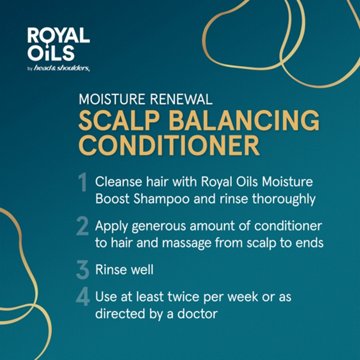 Head & Shoulders Royal Oils Scalp Balancing Conditioner - Coconut Oil