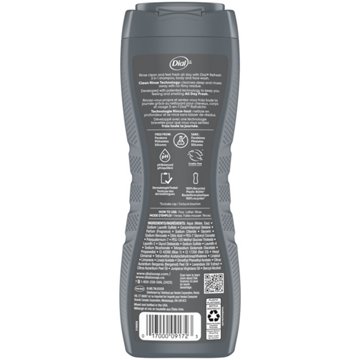 Dial Men 3-in-1 Body, Hair & Face Wash - Hydro Fresh, 16 oz