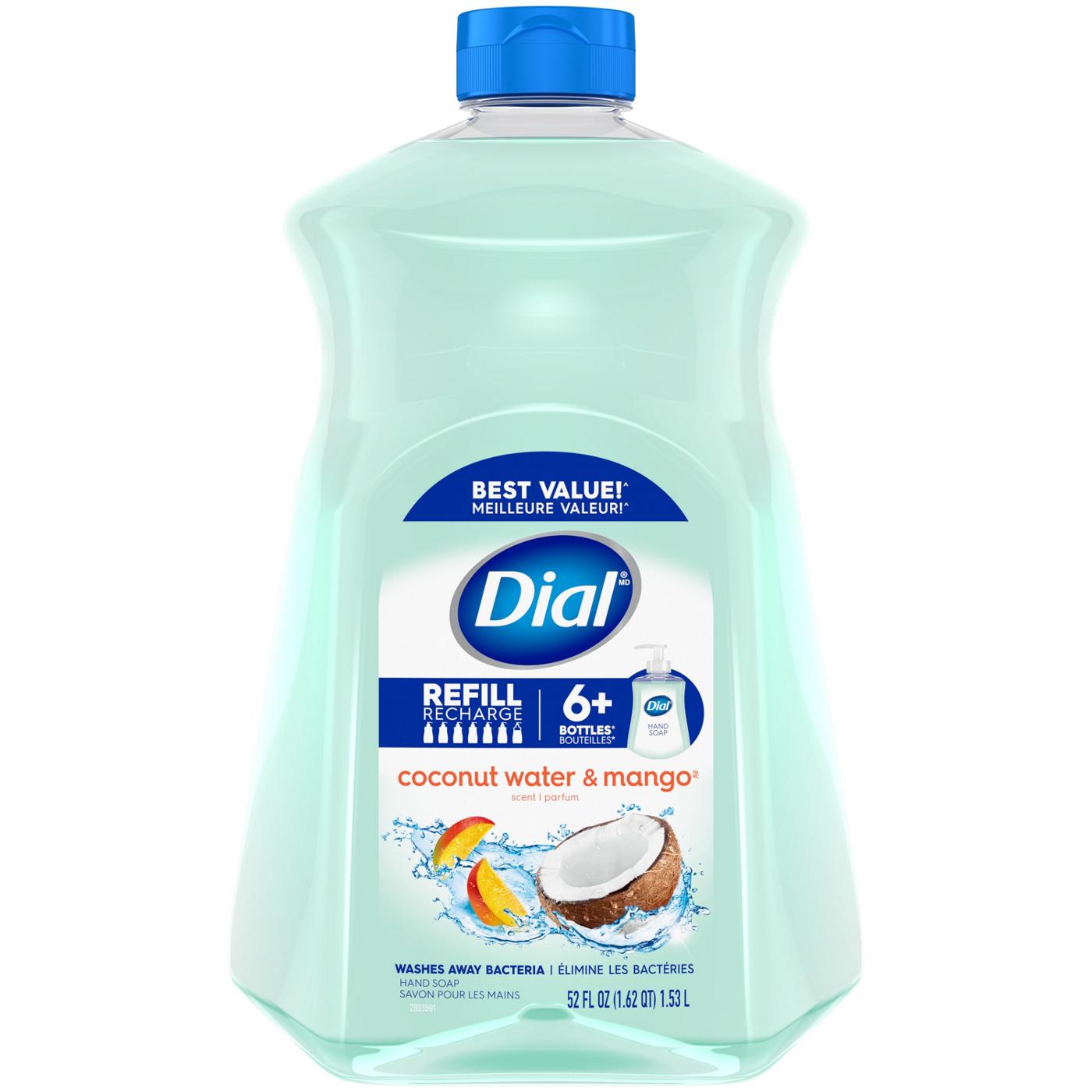 Dial Hand Soap Refill Coconut Water & Mango; image 1 of 3