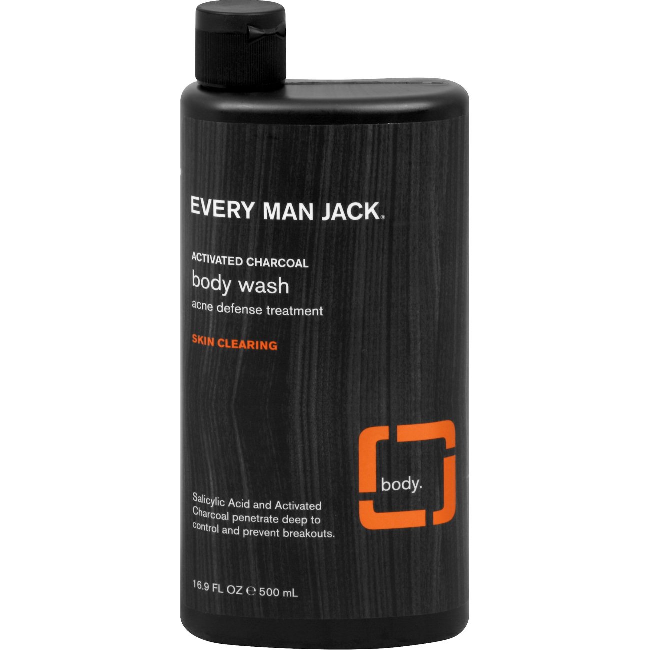 Every Man Jack Skin Clearing Activated Charcoal Body Wash Shop Body