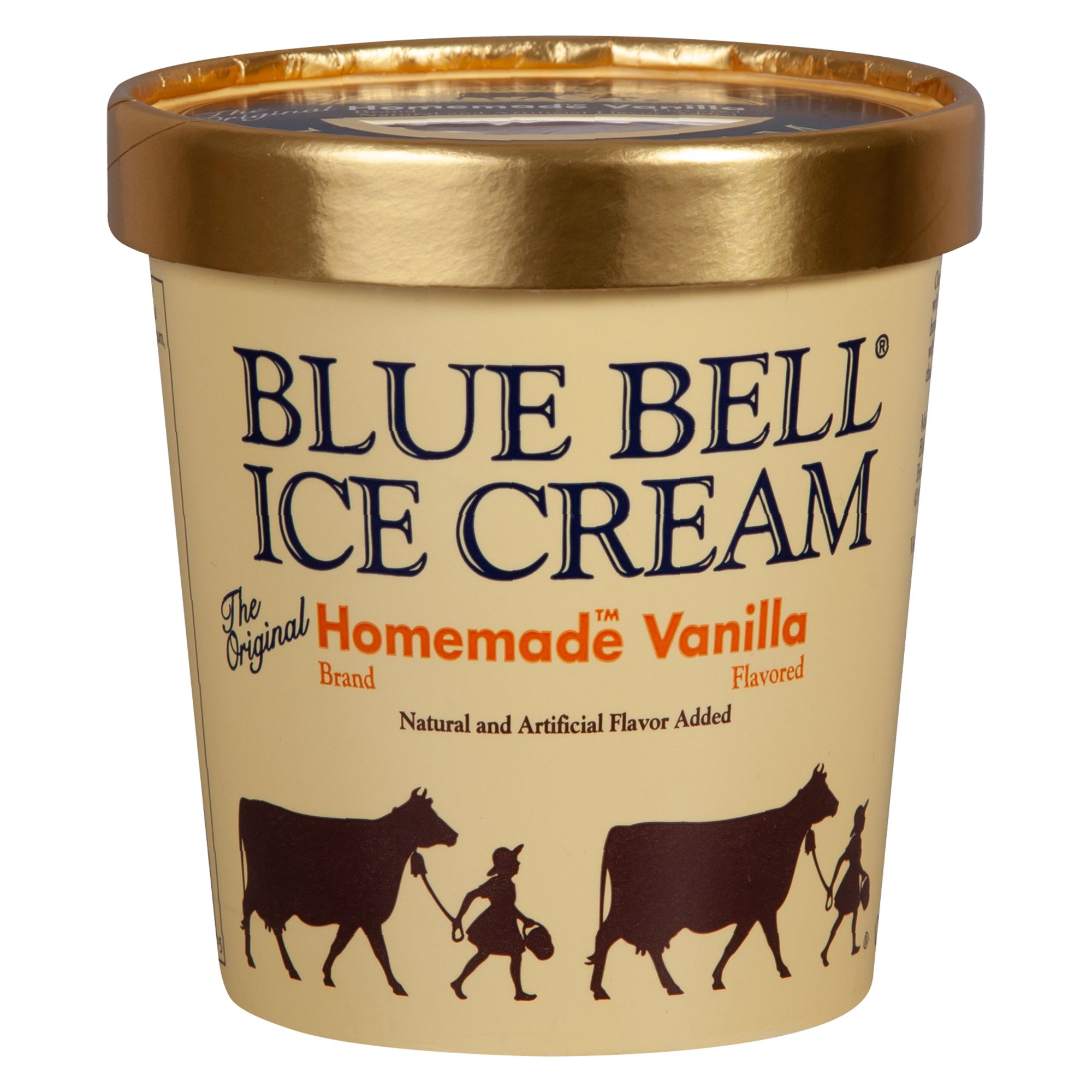 Blue Bell Homemade Vanilla Ice Cream 0.5 gal tub, Ice Cream