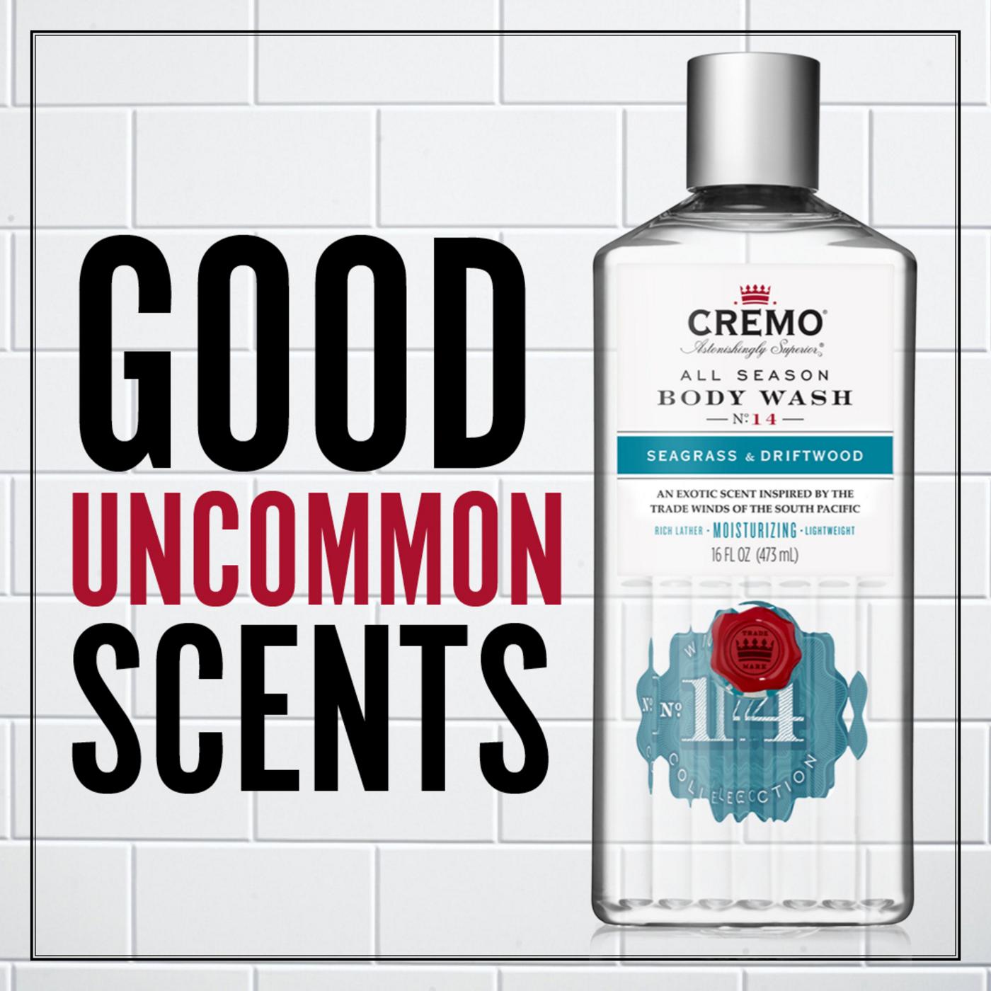 Cremo Body Wash - Seagrass & Driftwood; image 2 of 5