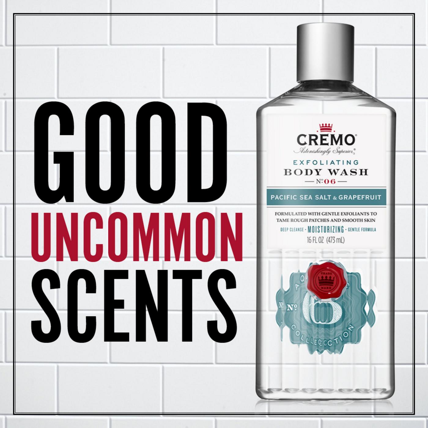 Cremo Exfoliating Body Wash - Pacific Sea Salt & Grapefruit; image 2 of 3