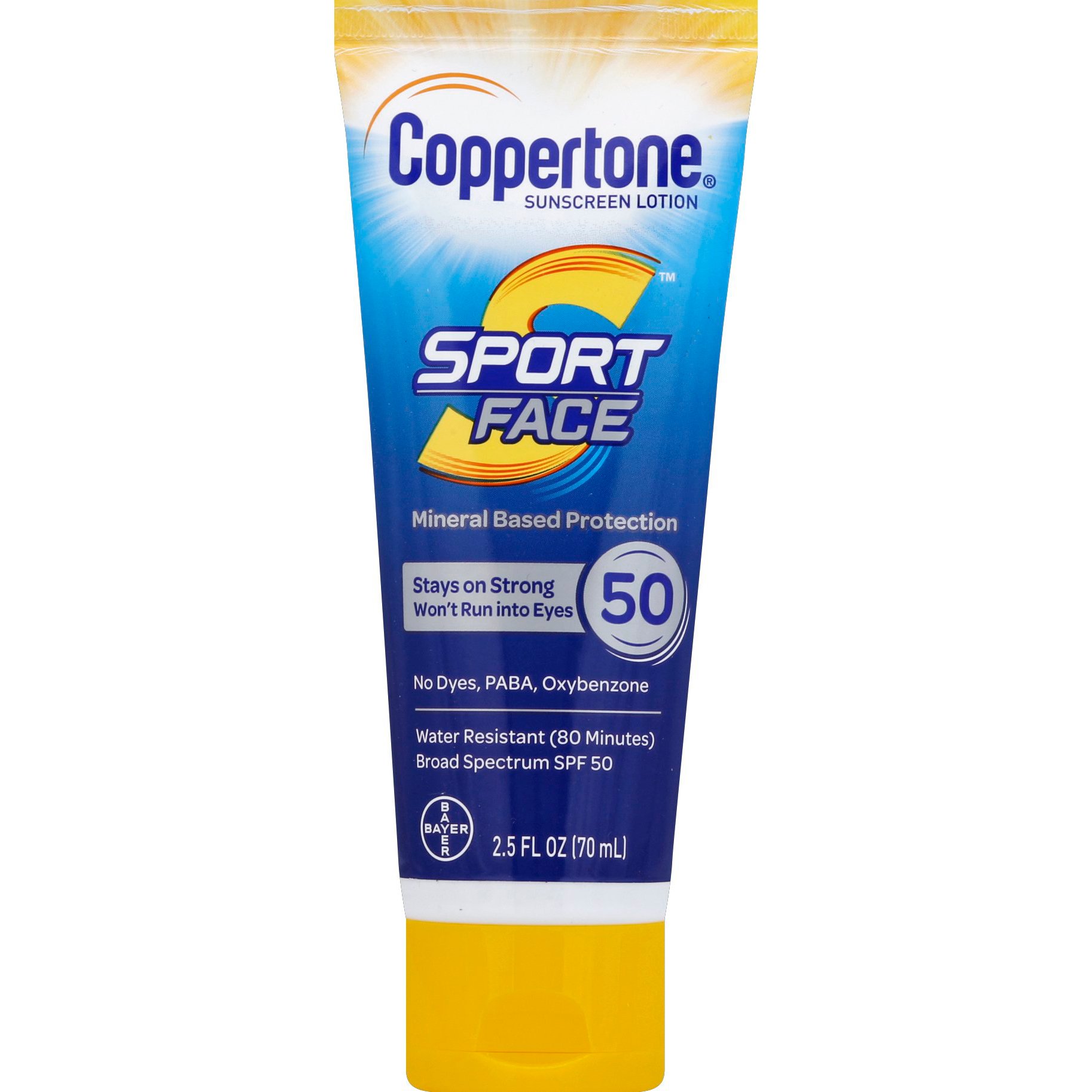 coppertone face sunscreen