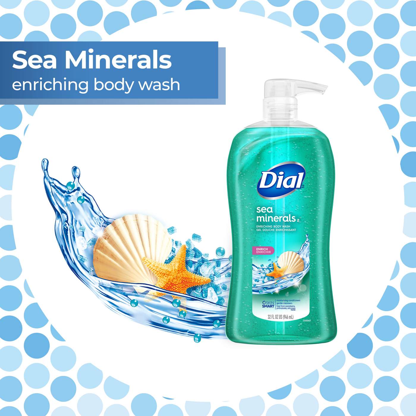 Dial Body Wash - Sea Minerals; image 2 of 8