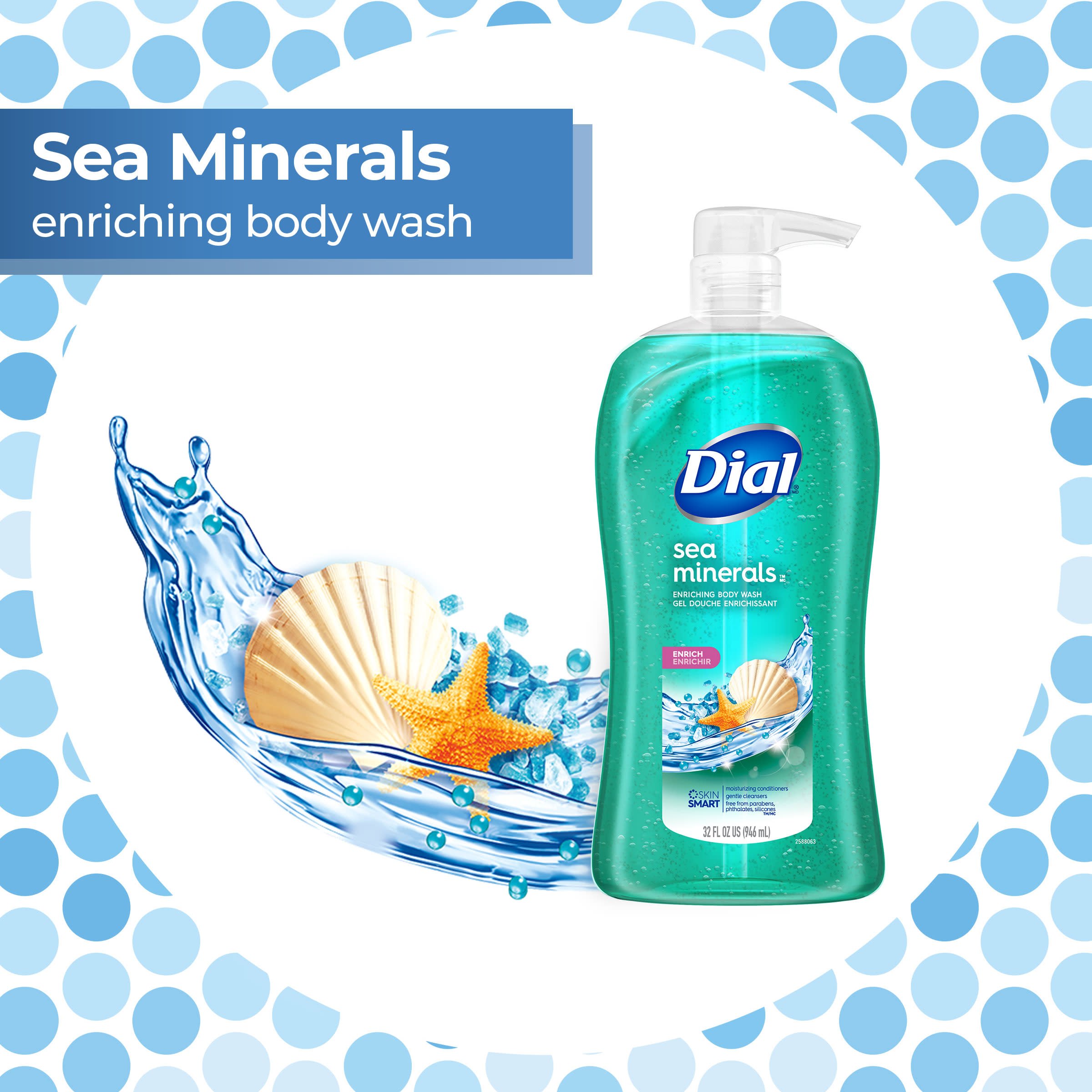Dial Body Wash Sea Minerals Shop Body wash at H-E-B