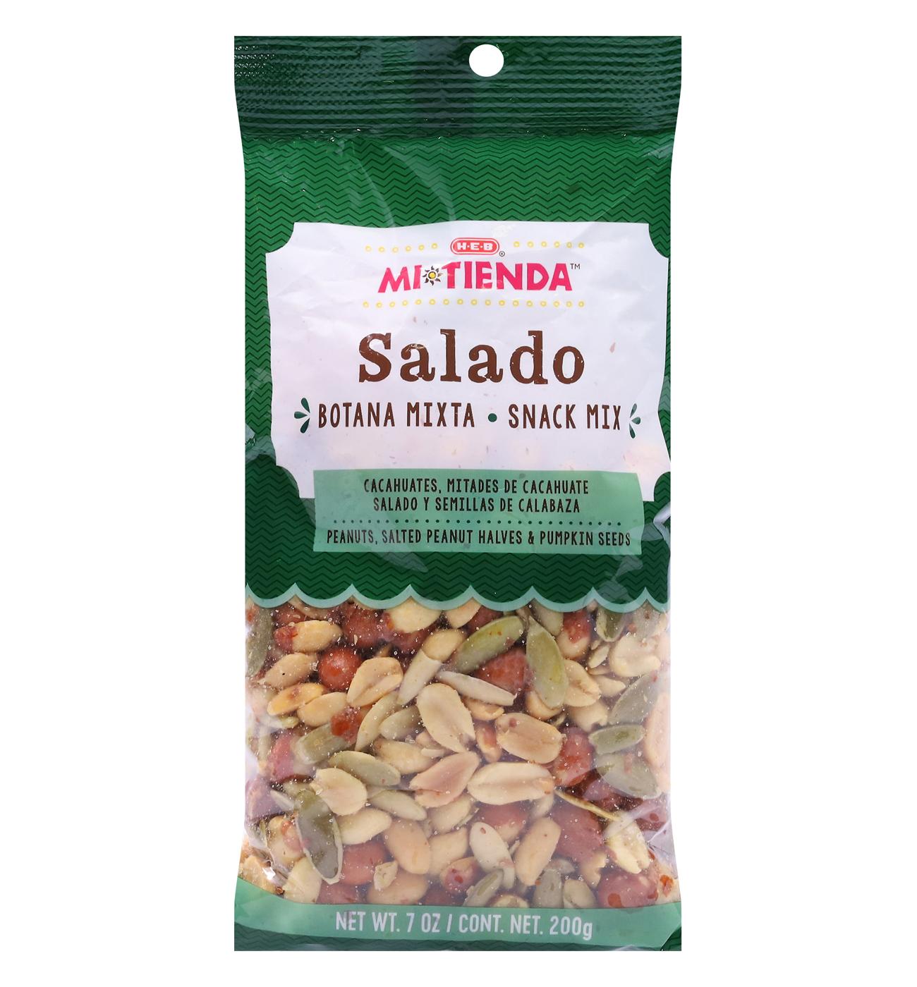 H-E-B Mi Tienda Salado Botana Mixta Snack Mix - Peanuts & Pumpkin Seeds; image 1 of 4