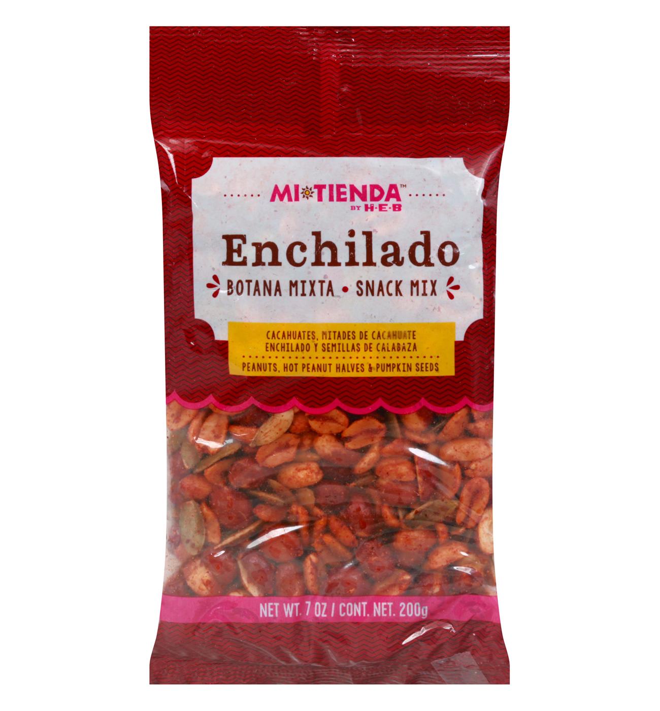 H-E-B Mi Tienda Enchilado Botana Mixta Snack Mix - Hot Peanuts & Pumpkin Seeds; image 1 of 4