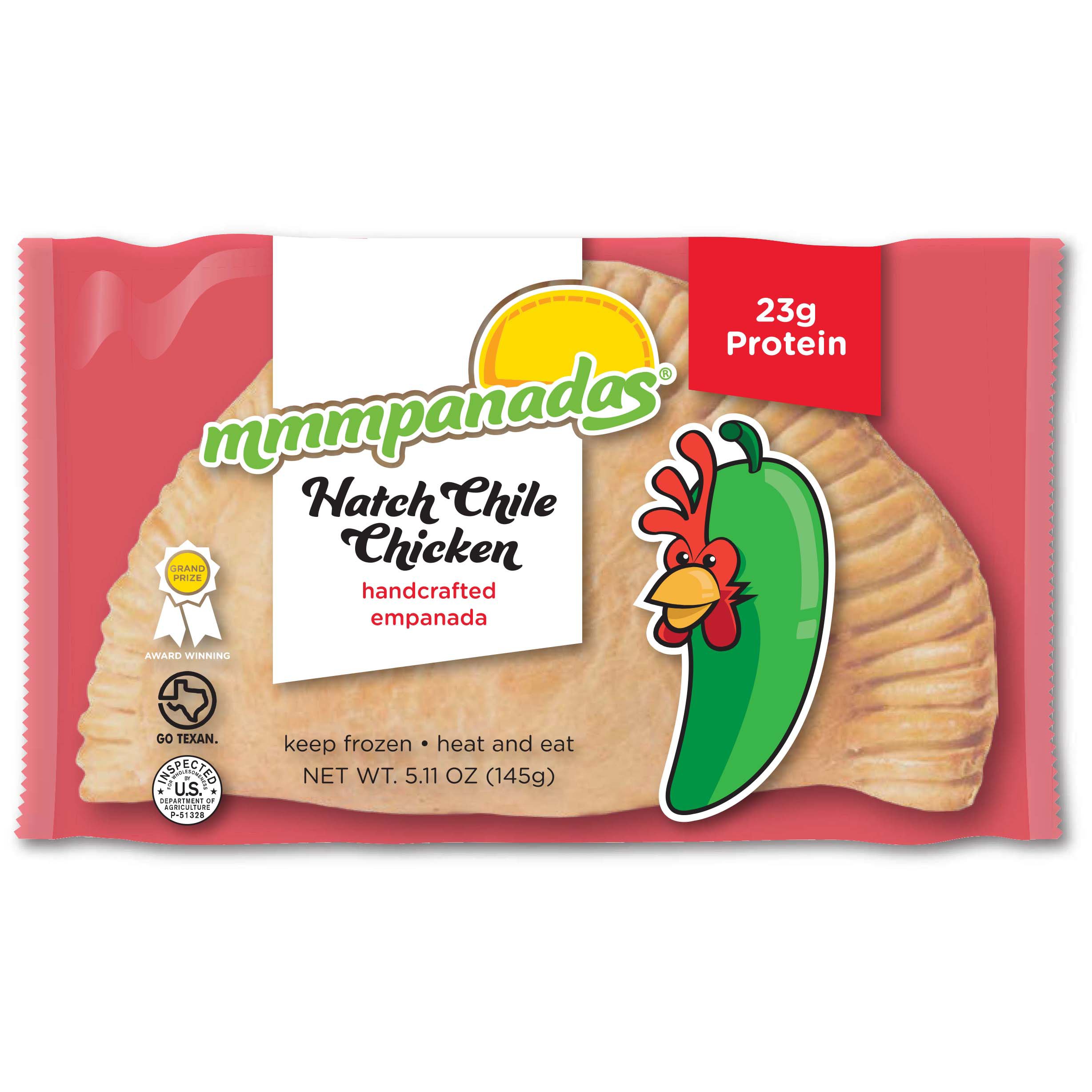 Mmmpanadas Frozen Handcrafted Empanada - Hatch Chili Chicken - Shop ...