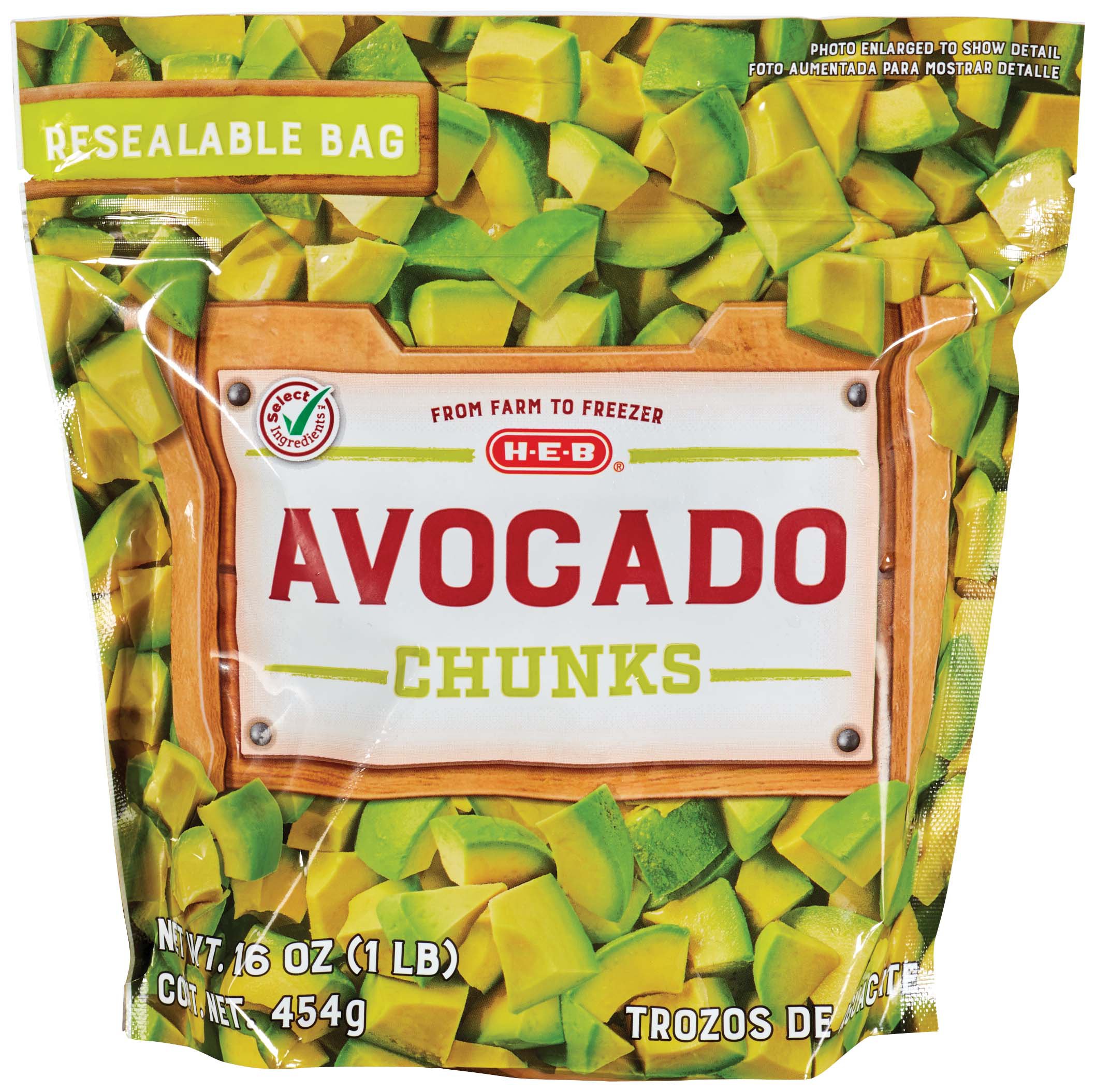 HEB Select Ingredients Avocado Chunks Shop Tropical & Specialty at
