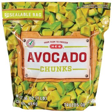 H-E-B Frozen Avocado Chunks, 16 oz