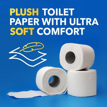 H-E-B Our Finest Ultra Soft Toilet Paper, 12 Mega Rolls