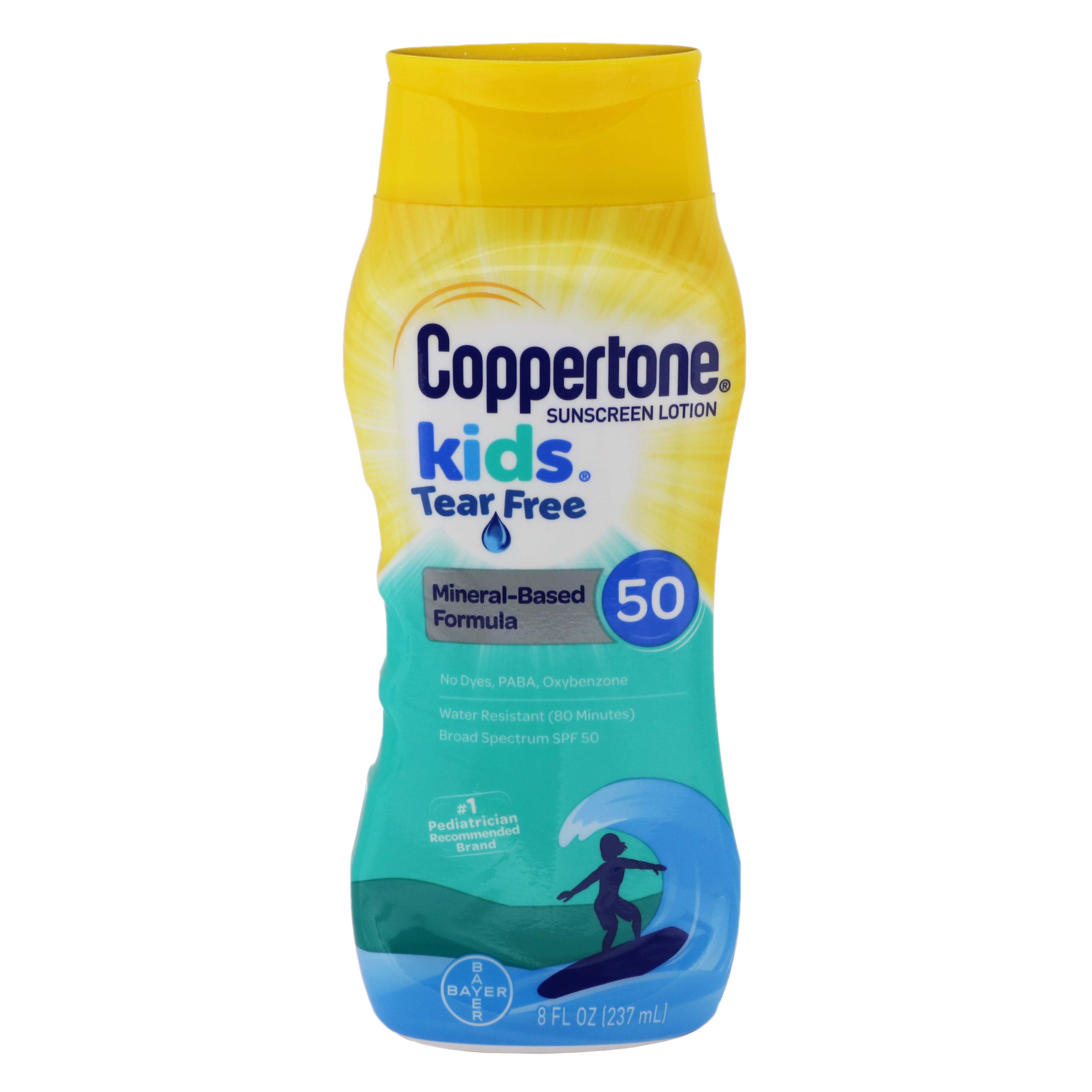 Coppertone Sunscreen Lotion Kids Tear Free SPF 50 Shop Sunscreen