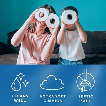 H-E-B Our Finest Ultra Soft Toilet Paper, 24 Mega Rolls