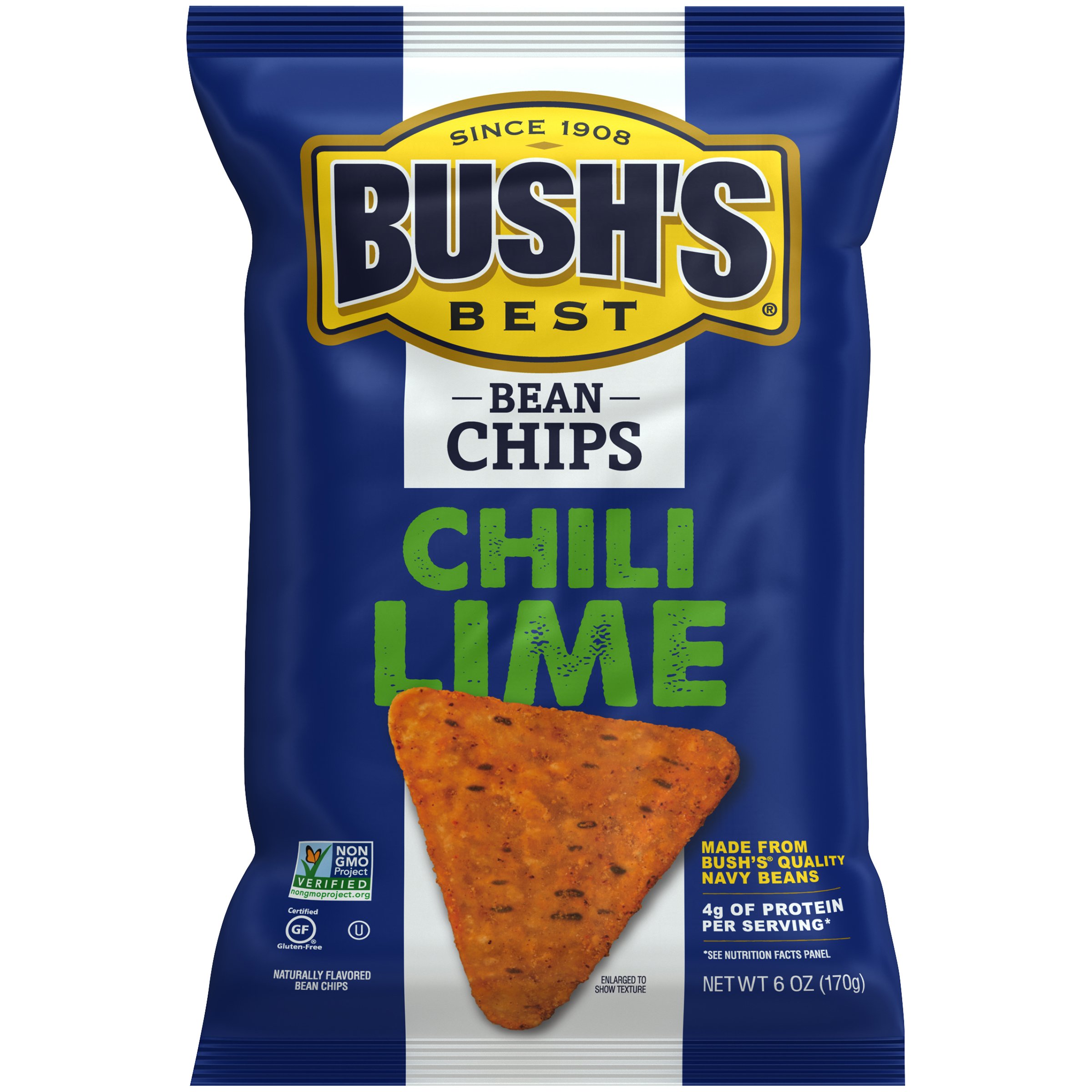 Bush's Best Chili Lime Bean Chips 6 oz Shop Chips at HEB