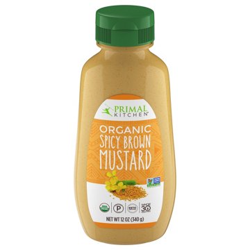Primal Kitchen Organic Spicy Brown Mustard, 12 oz