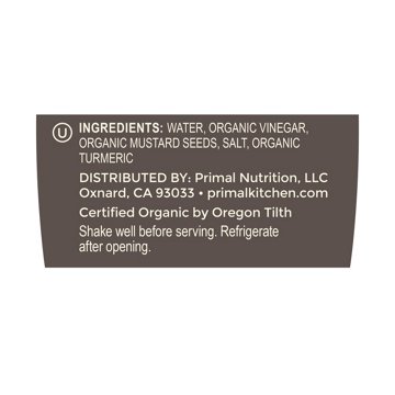 Primal Kitchen Organic Spicy Brown Mustard, 12 oz