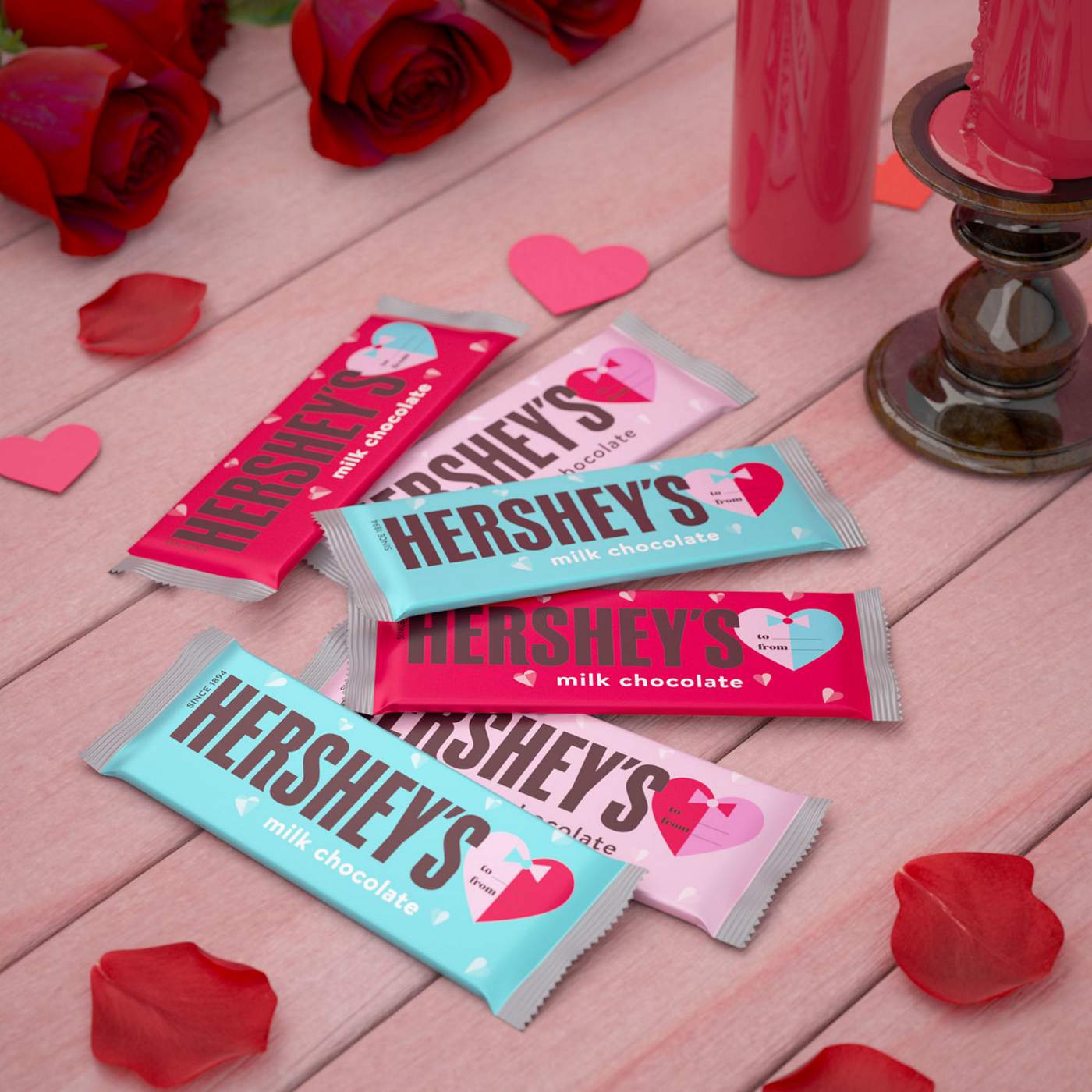 Hershey's Milk Chocolate Full Size Valentine Exchange Candy; image 7 of 7
