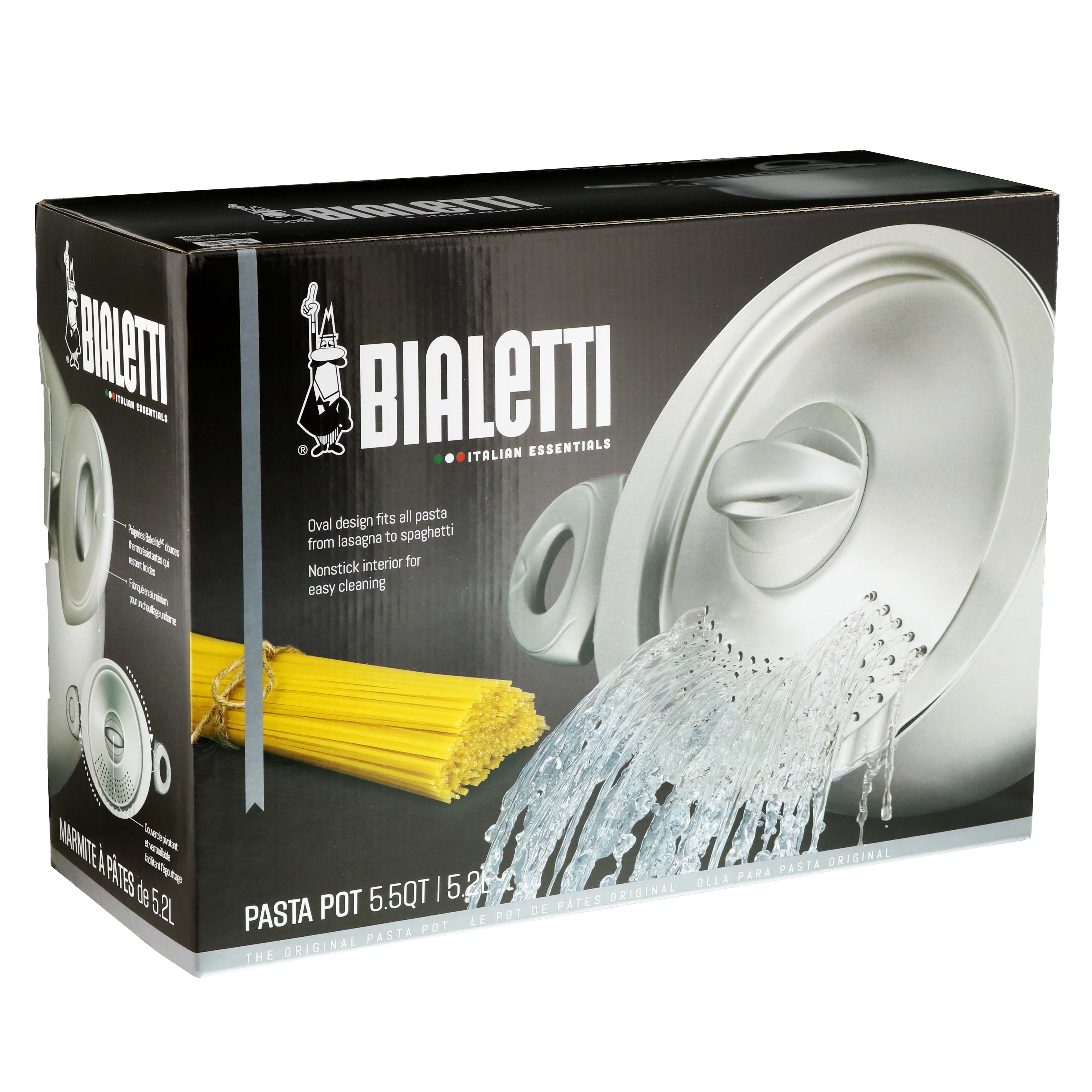 Bialetti Silver Pasta Pot Shop Stock pots & sauce pans at HEB