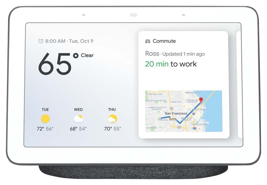 charcoal google home hub