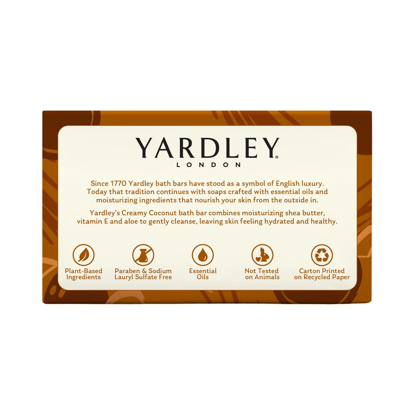 Yardley London Creamy Coconut Bath Bar; image 4 of 4