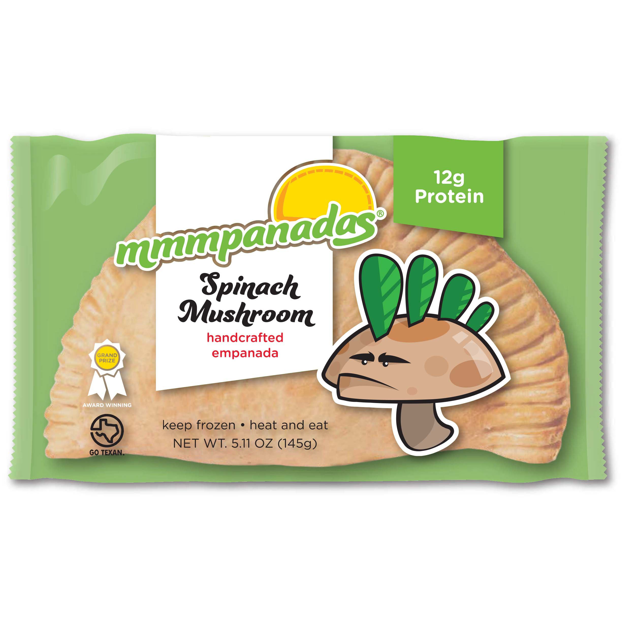 Mmmpanadas Frozen Handcrafted Empanada - Spinach Mushroom - Shop ...