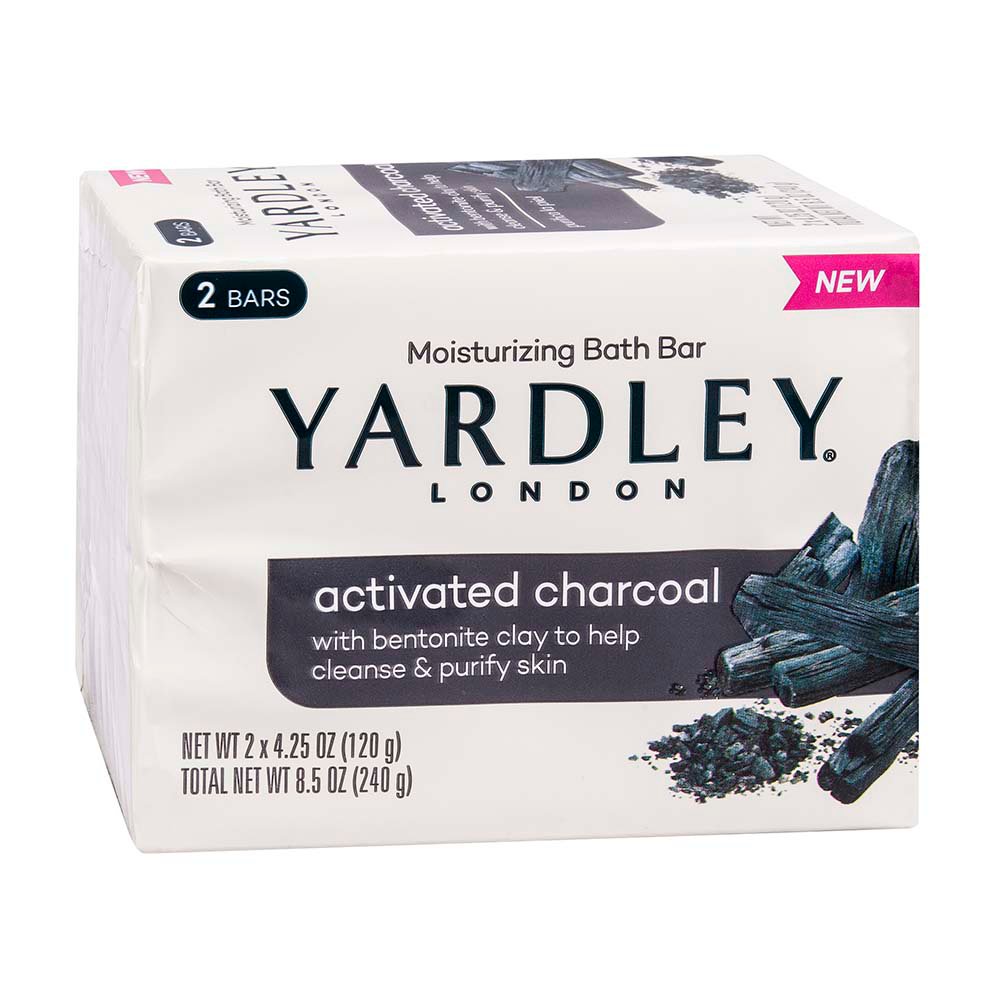 Yardley Activated Charcoal Bath Bar - Shop Bath & Skin Care at H-E-B
