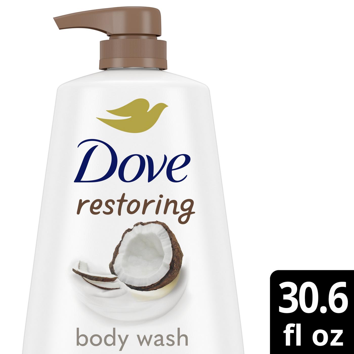 Dove Restoring Body Wash with Pump - Coconut & Cocoa Butters; image 8 of 9