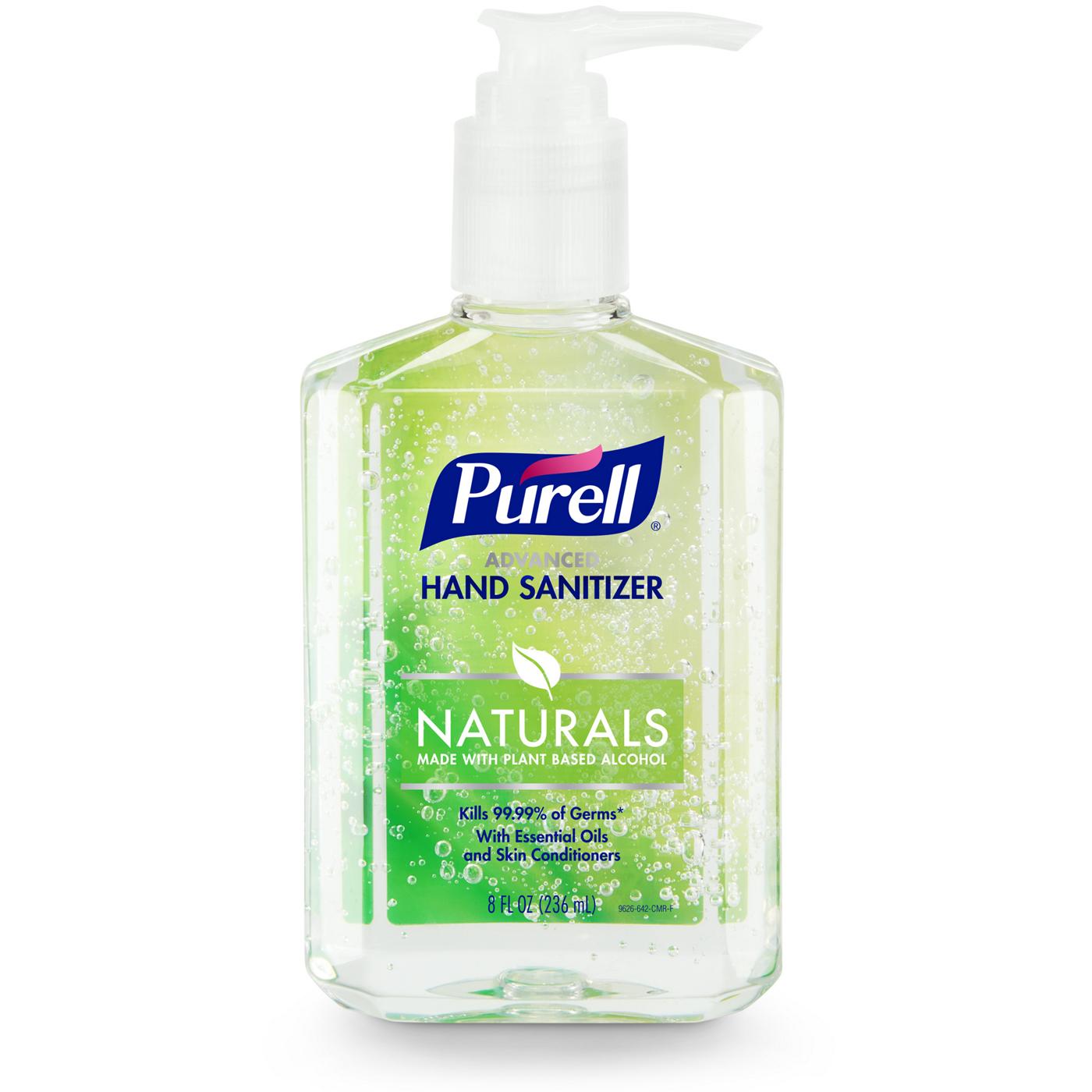 Purell advanced hand sanitizer deals gel with essential oils