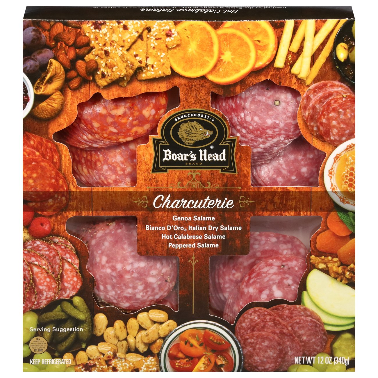 Boar's Head Dry Cured Italian Meats Charcuterie Board - Shop Meat At H-E-B