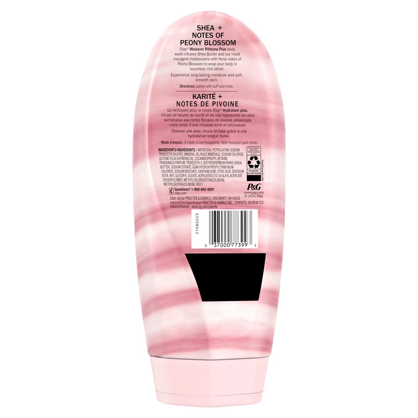 Olay Moisture Ribbons Plus Body Wash - Shea + Peony Blossom; image 6 of 7
