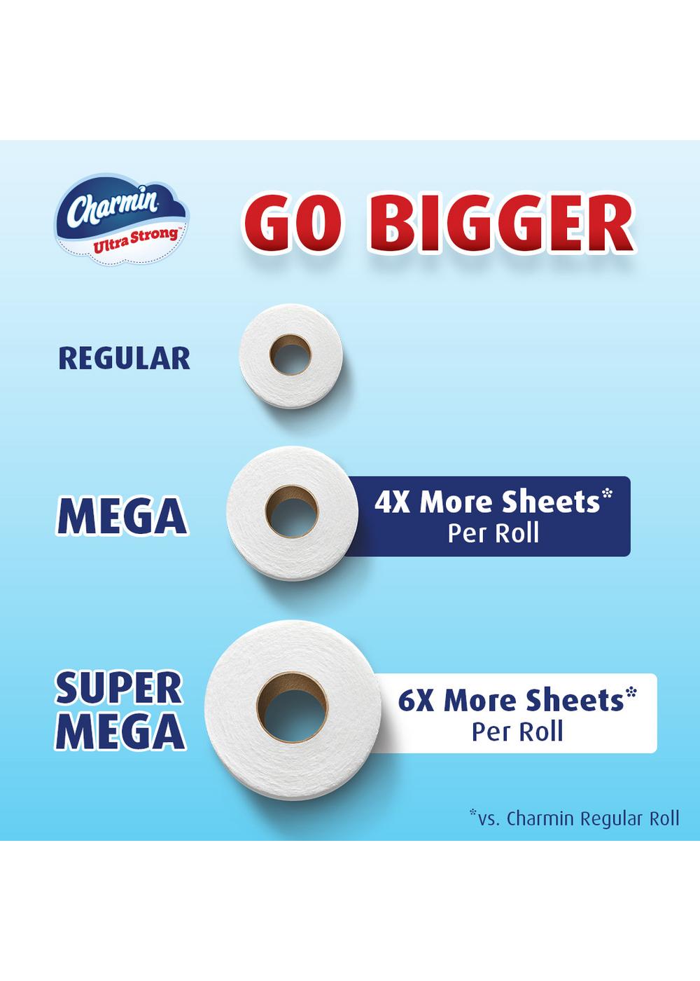 Charmin Ultra Strong Toilet Paper 220 Sheets Per Roll; image 11 of 22