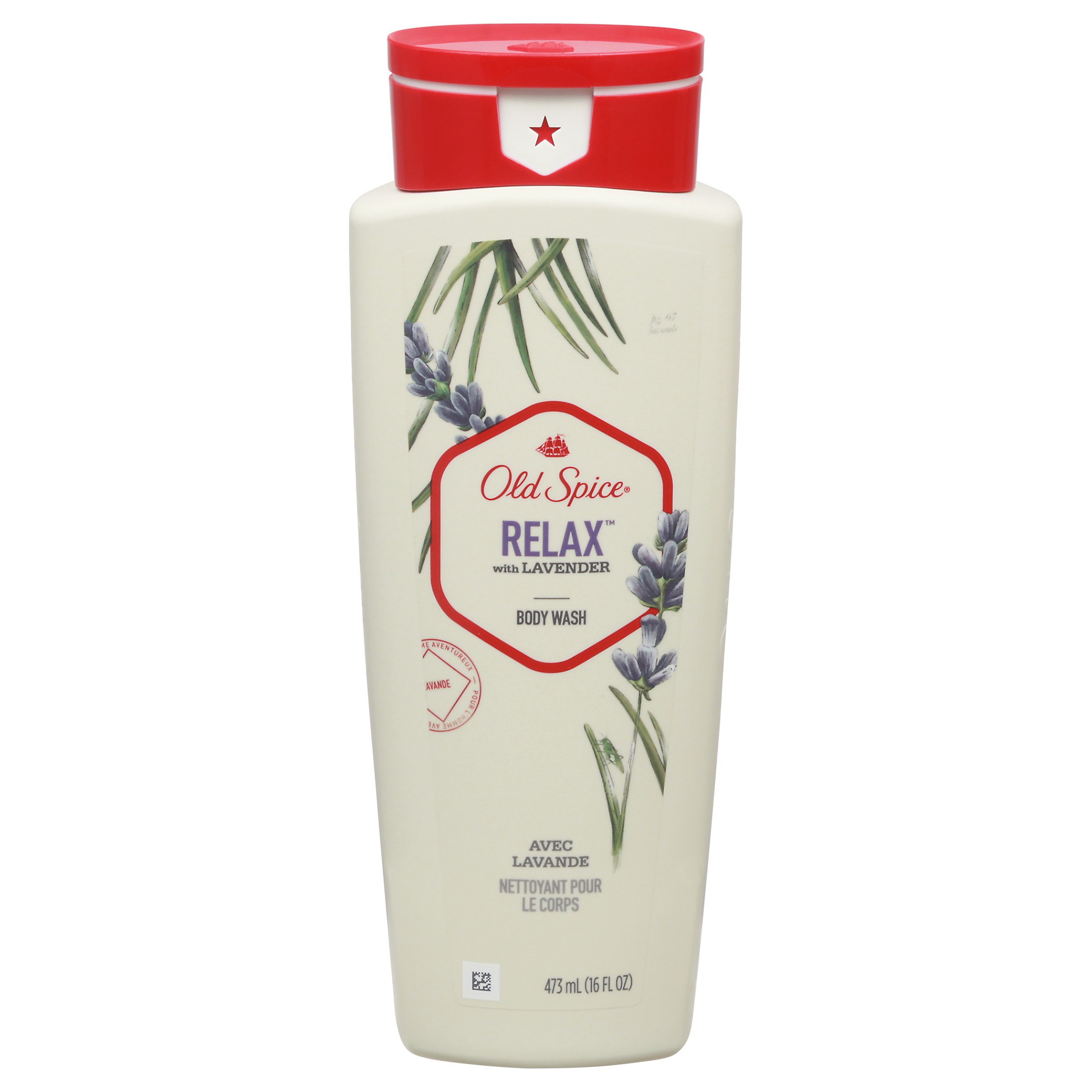 Old Spice Fresher Collection Body Wash Relax With Lavender - Shop Body ...