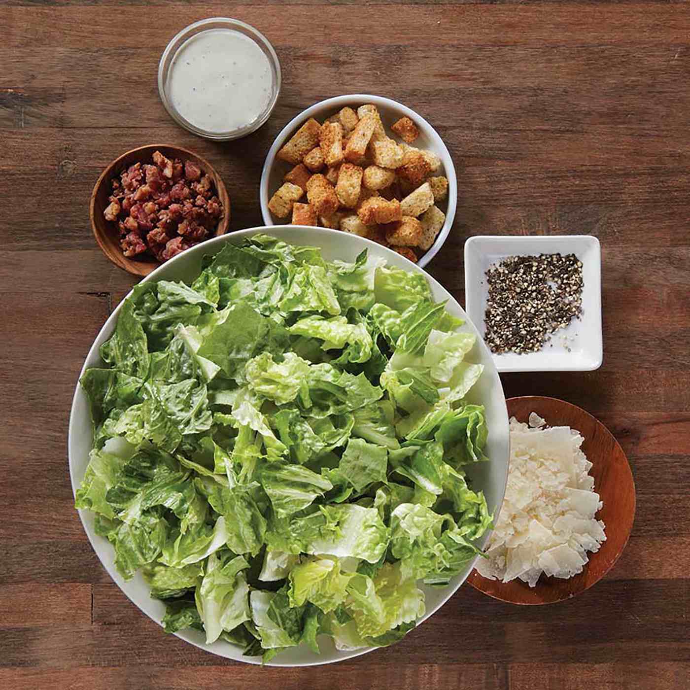 H-E-B Salad Kit - Bacon Caesar; image 2 of 4