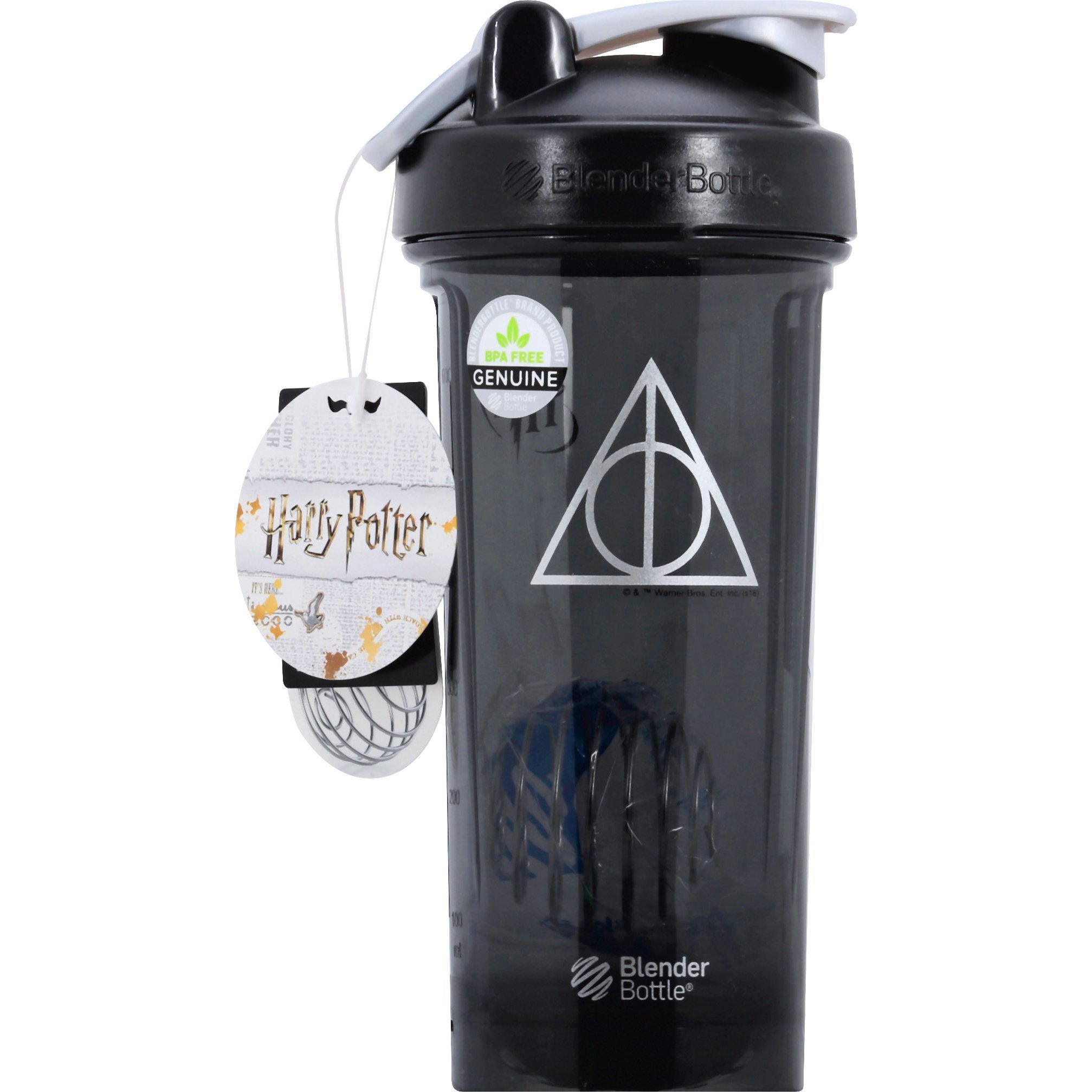 Blender Bottle Harry Potter Deathly Hallows Black 28 oz Shop Diet