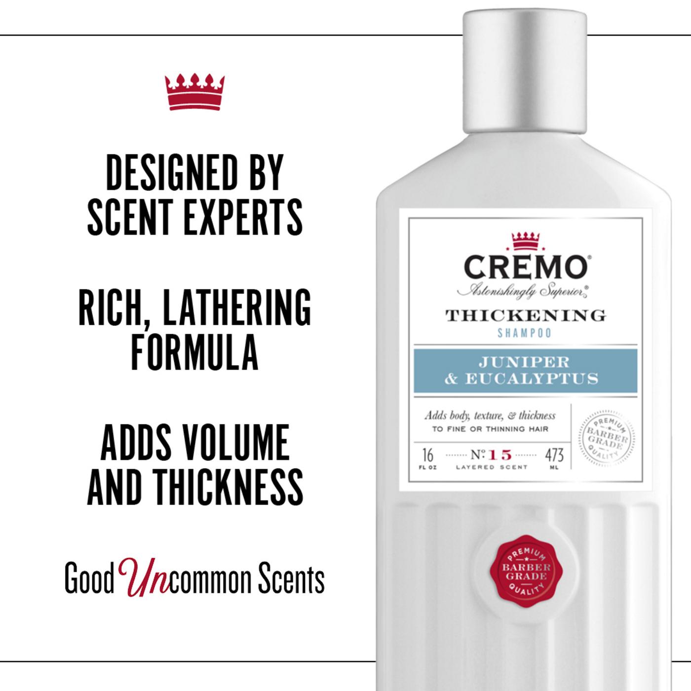 Cremo Thickening Shampoo - Juniper & Eucalyptus; image 5 of 6