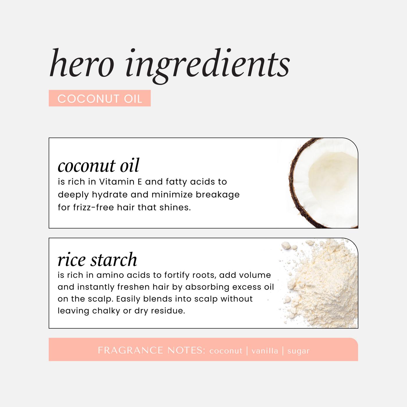 HASK Coconut Nourishing Dry Shampoo; image 2 of 3