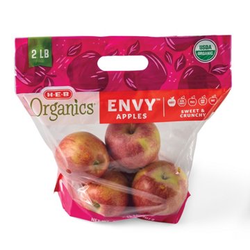H-E-B Organics Fresh Envy Apples, 2 lb bag