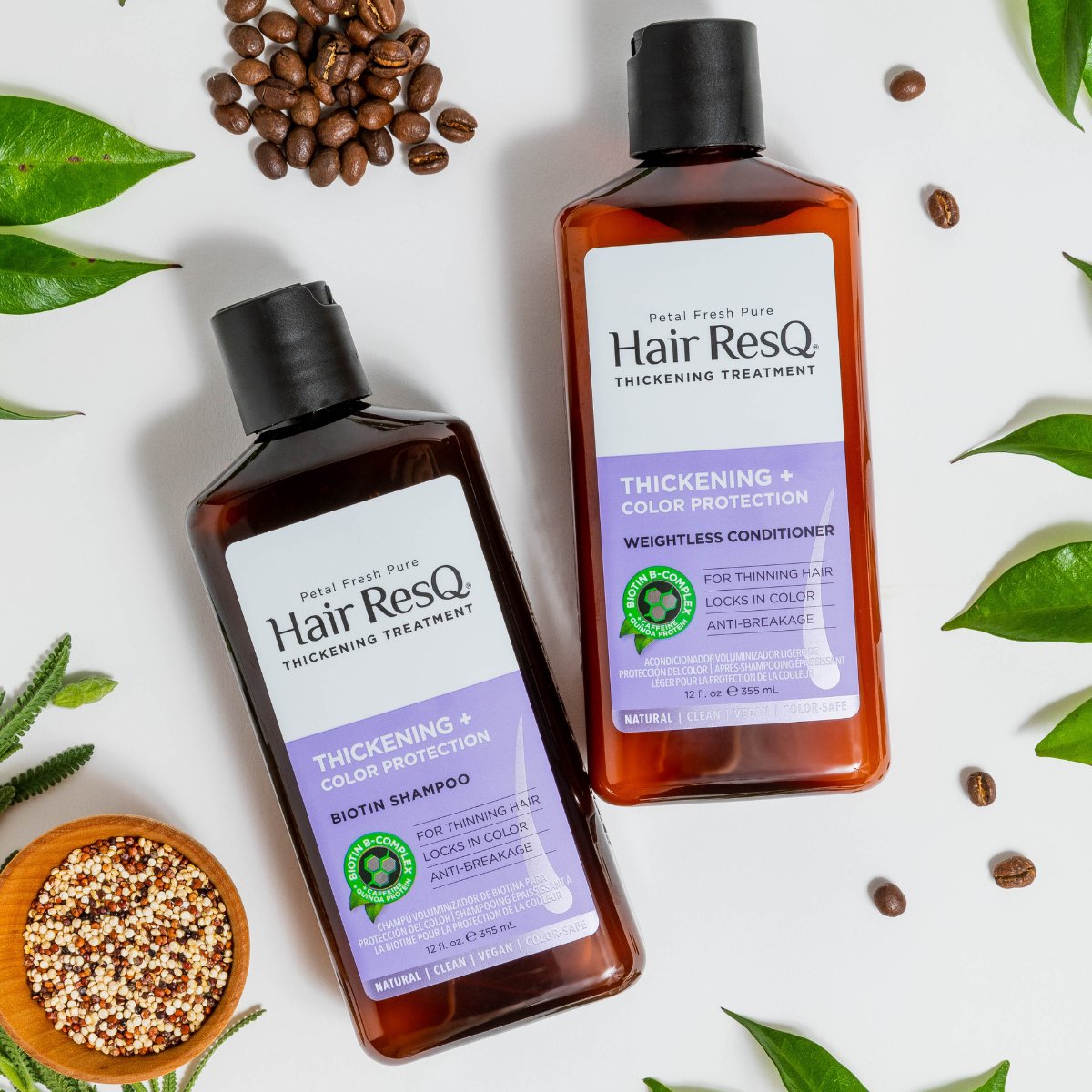 Petal Fresh Organic Eco-Elements Haarkonditionierer – Für Mehr Volumen & Fülle, 12 Unzen (ca. 355 Ml)