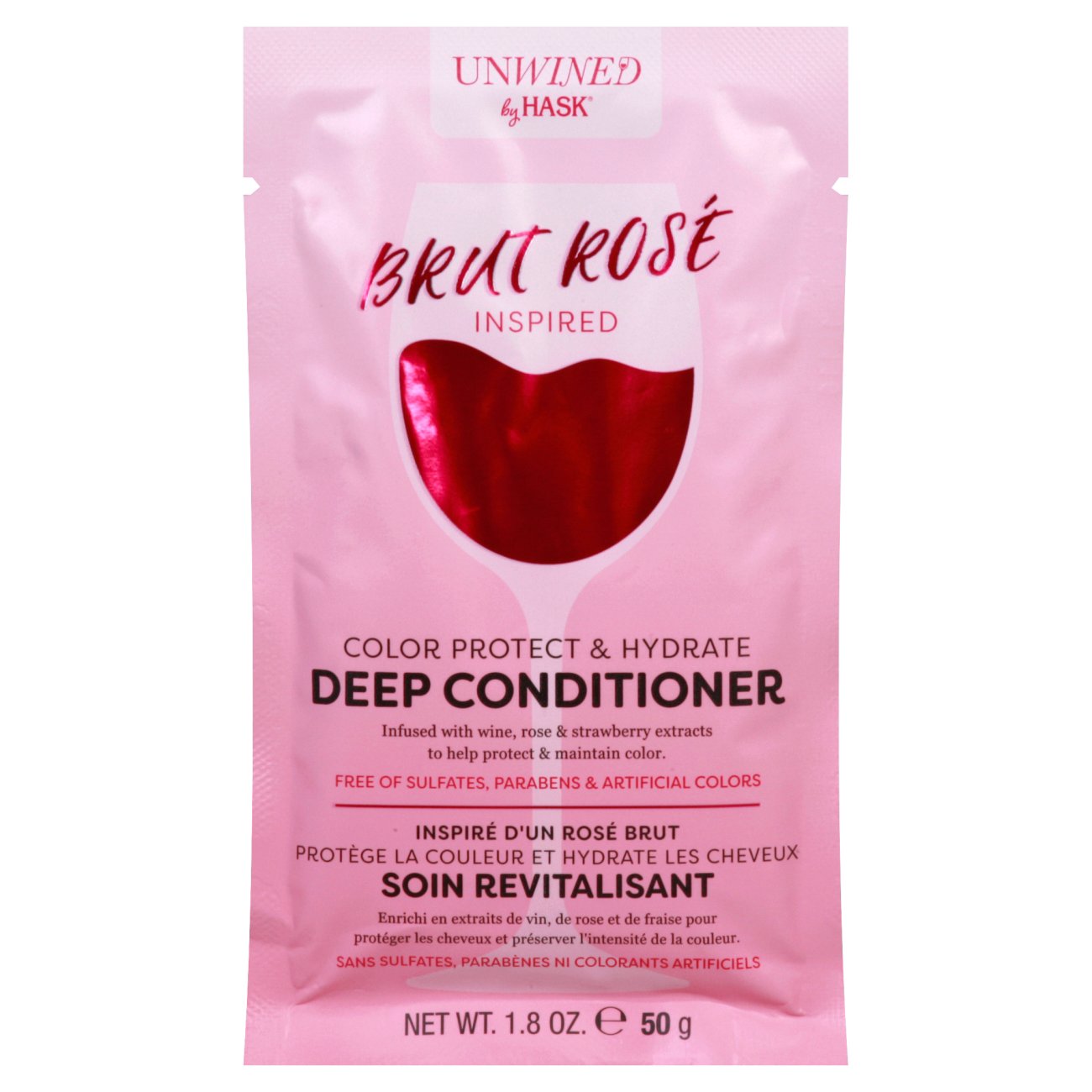 Hask Brut Rose Deep Conditioner Packet Shop Styling Products
