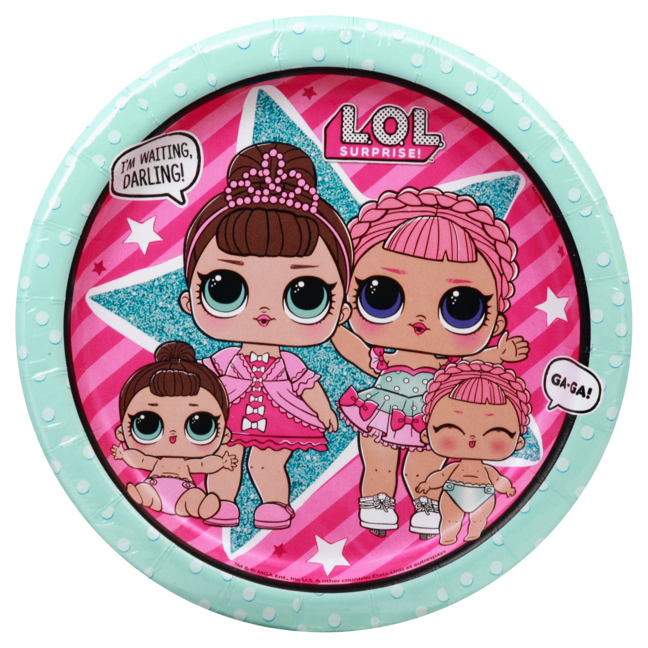 Unique Lol Surprise 7inch Plates Shop Plates & Bowls at HEB
