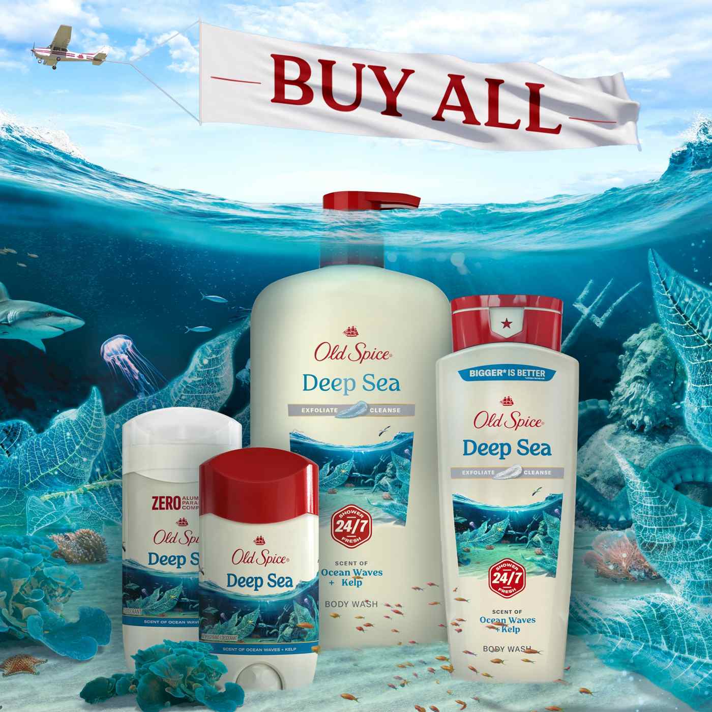 Old Spice Antiperspirant Deodorant - Deep Sea; image 6 of 10