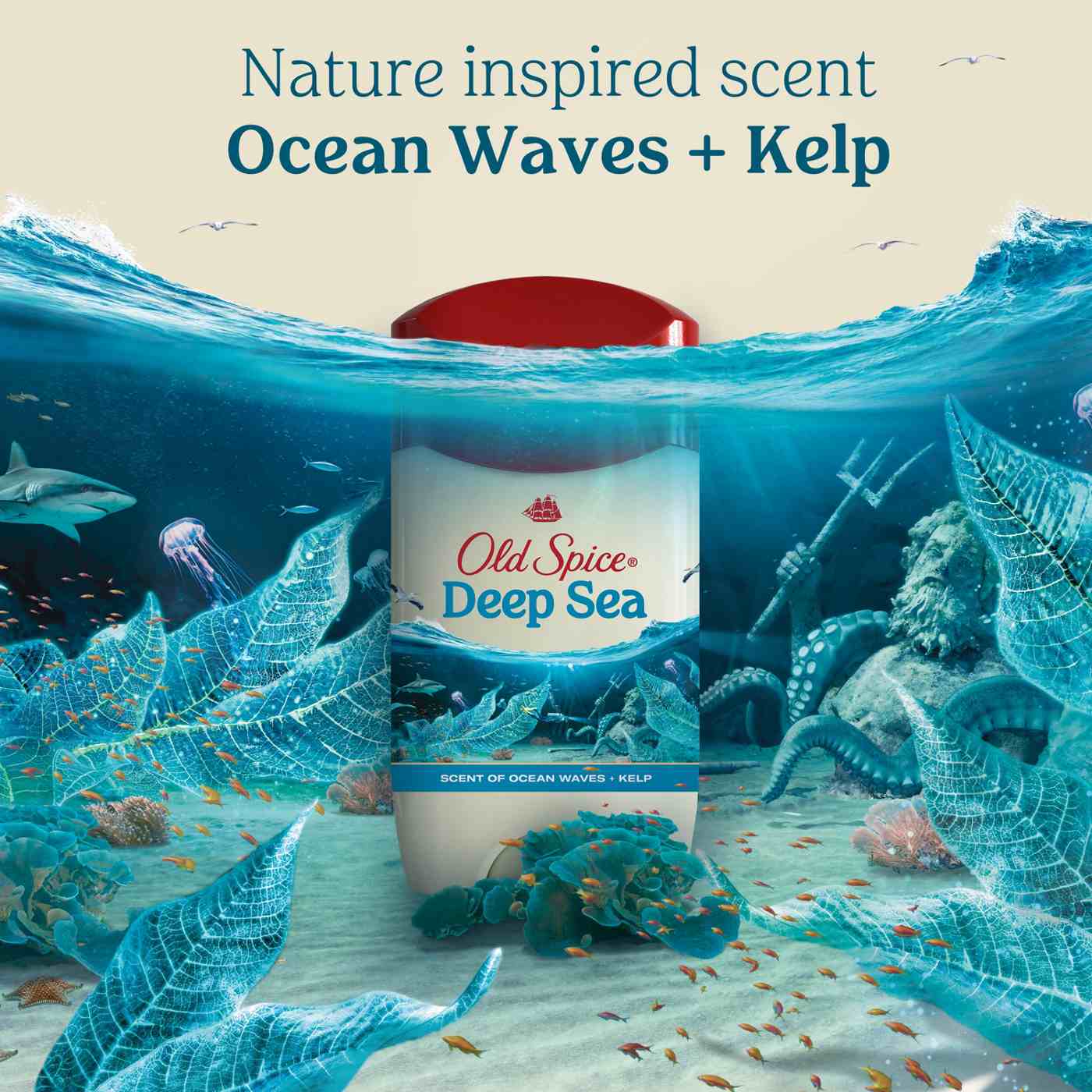 Old Spice Antiperspirant Deodorant - Deep Sea; image 10 of 10